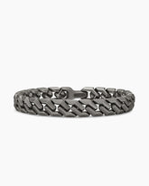 Curb Chain Angular Link Bracelet in Titanium, 8.7mm